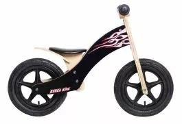 Balancecykel Wood Air, Sort 3 Balancecykel Wood Air, Sort