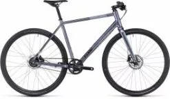 Cube Hyde Race - Rem - 58 Cm - Herrecykel - Galactik Black