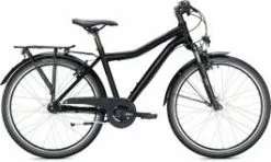 26" Drengecykel Med 7 Gear Og Nav Lys For Og Bag - Falter FX 607 ND - Sort