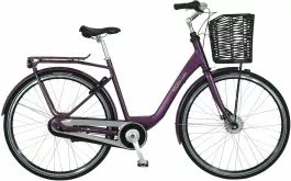 Kildemoes City Dynamo - Lilla - Damecykel - 7 Gear - 55 Cm