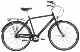 Raleigh Shopping Alu Herrecykel - 7 Gear - Sort - 56 Cm
